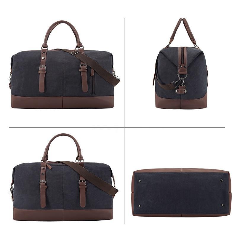 Paul Large Canvas Weekender Duffel Bag | Gentleman Rules