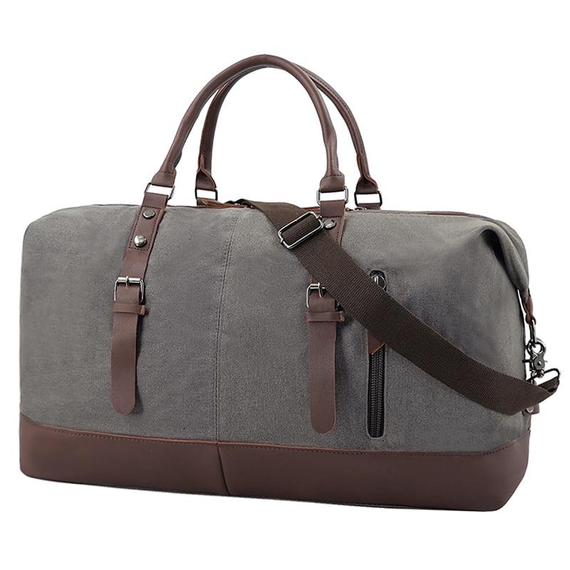 Paul Large Canvas Weekender Duffel Bag | Gentleman Rules