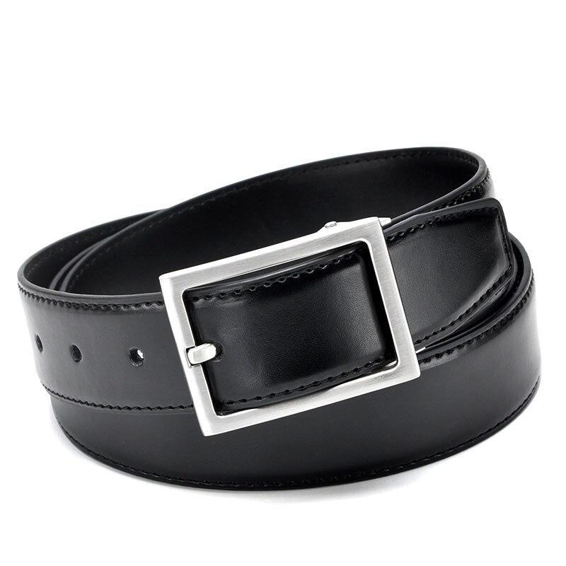 Sebastian Formal Cowhide Leather Belt GR Black 100cm 