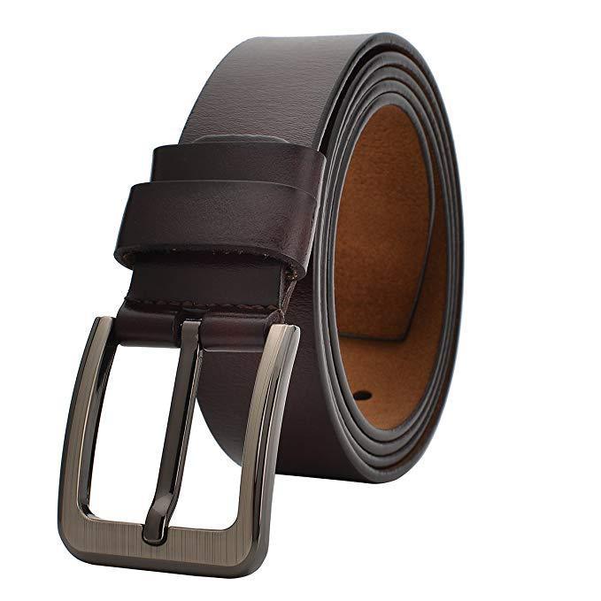 Torro Solid Cowhide Leather Belt GR Dark Brown 105cm 