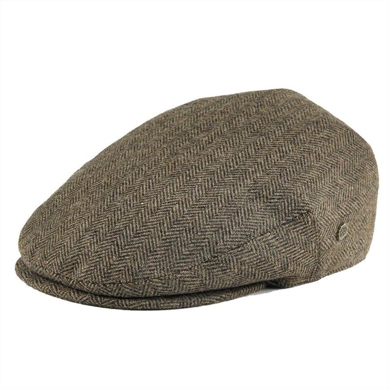 Woollen Herringbone Flat Cap | Gentleman Rules