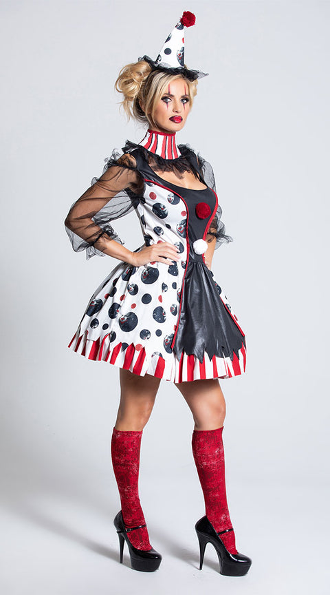 Twisted Clown Costume, Crazy Clown Costume - Yandy.com