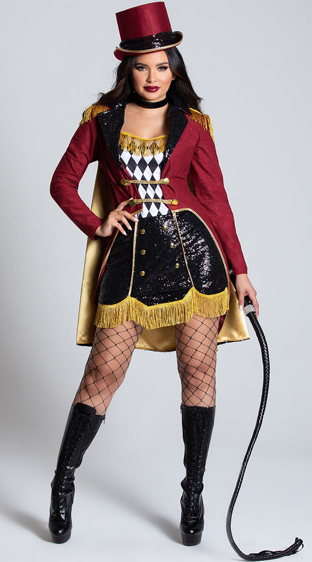 Dazzling Ringmaster Costume Sequin Ringmaster Costume 7267