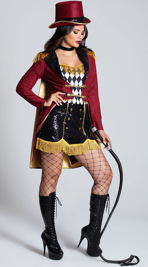 Dazzling Ringmaster Costume Sequin Ringmaster Costume 4103