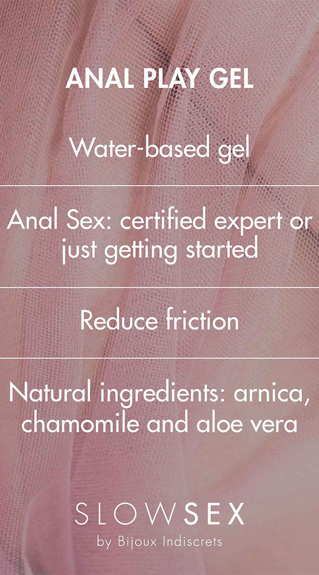 Slow Sex Anal Play Gel Sexual Lubricant 