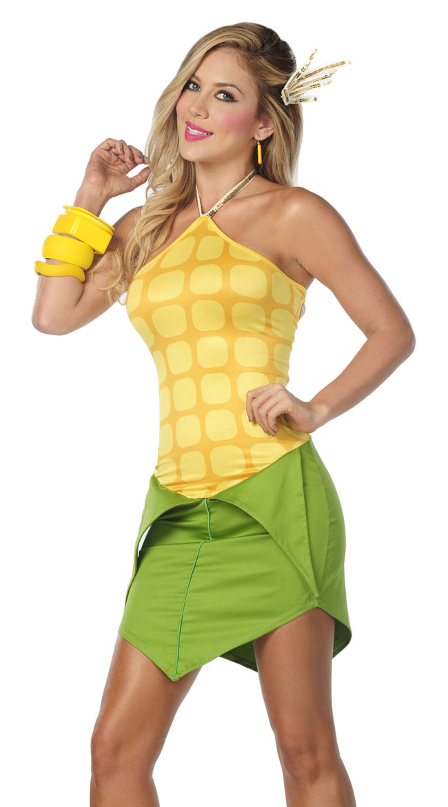 Sexy Corn Costume Corn Cob Costume Corn On The Cob Halloween Costume Its Corn Costume 