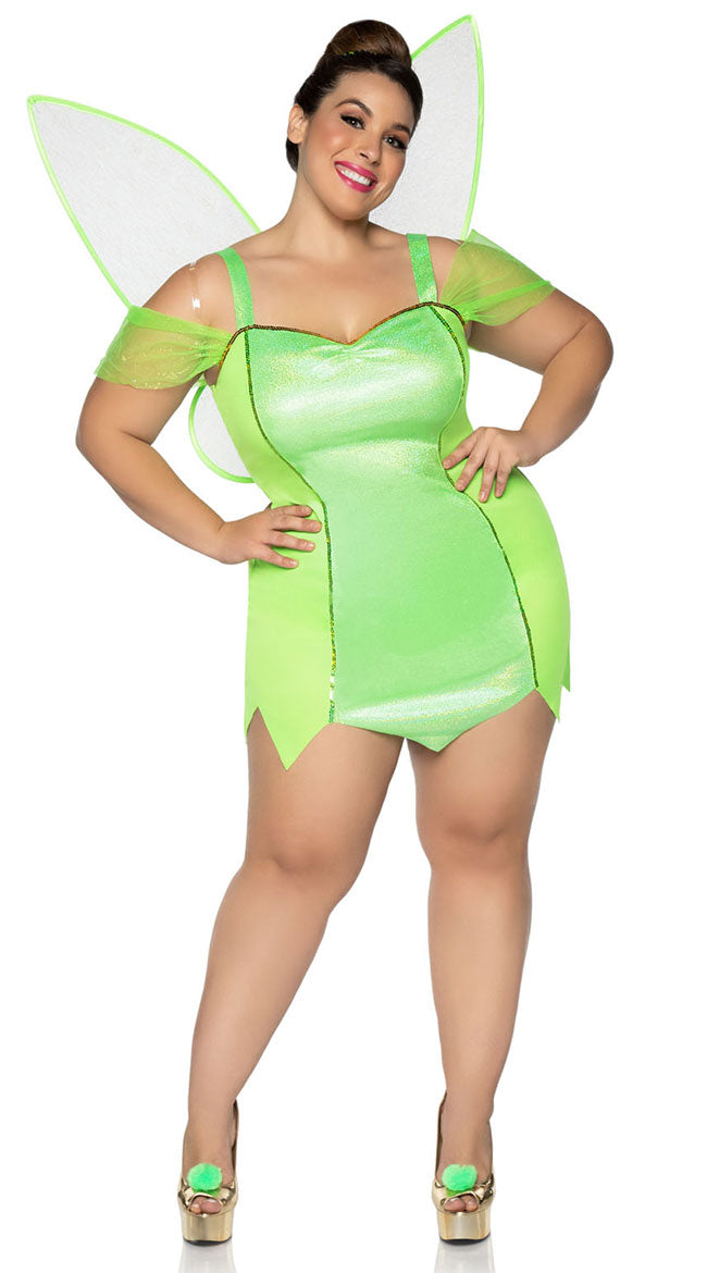 væv Sjov trimme Plus Size Pretty Pixie Costume, Sexy Tinkerbell Costume - Yandy.com