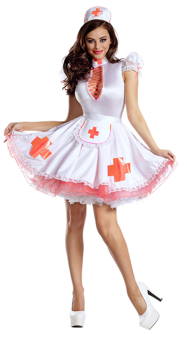 Neon Dream Nurse Costume Sexy Nurse Costume 