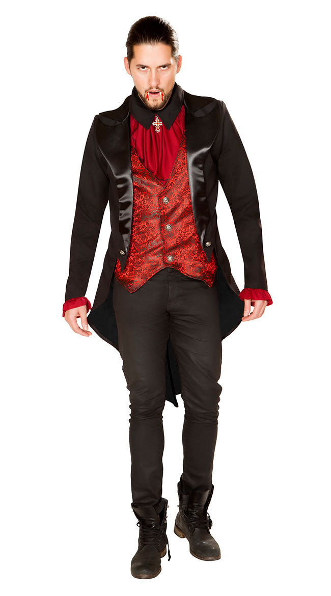 Men's Terror Of The Night Vampire Costume, men's vampire costume ...