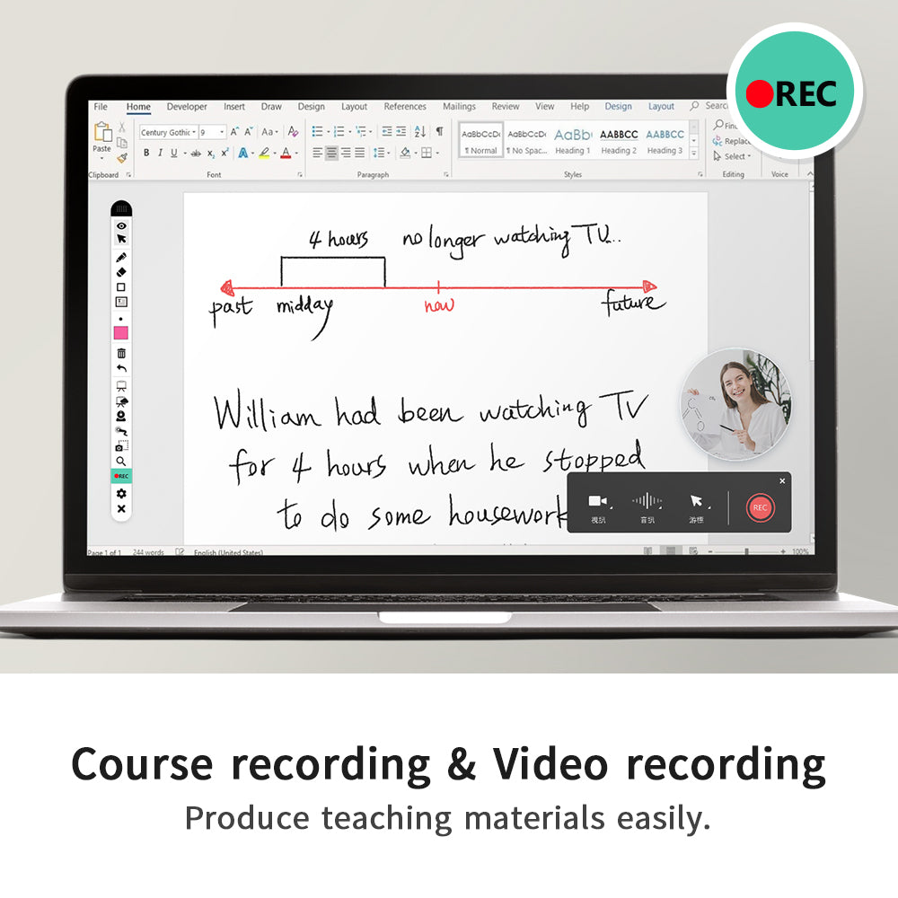 Course recording and video recording
