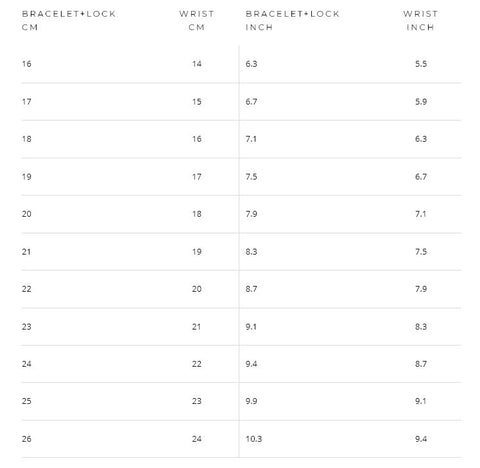 Size Chart  Martyre