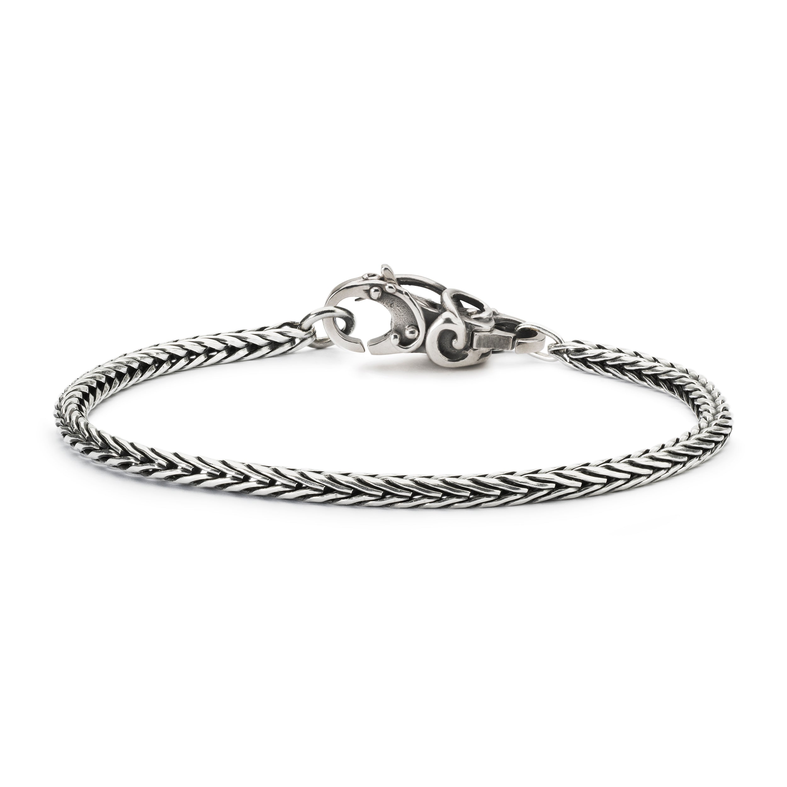 Sterling Silver Bracelet with Flow Clasp