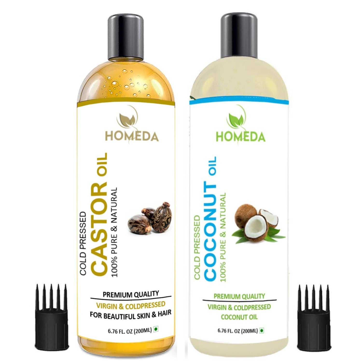 Fantraa Castor Oil Shampoo For Lackluster Dull Flat  Thin Hair with  Almond oil Sesame oil Coconut oil and Milk Protein For Strengthen  Bouncy Thicker  Fuller Lustrous Hair 300ml X 2 