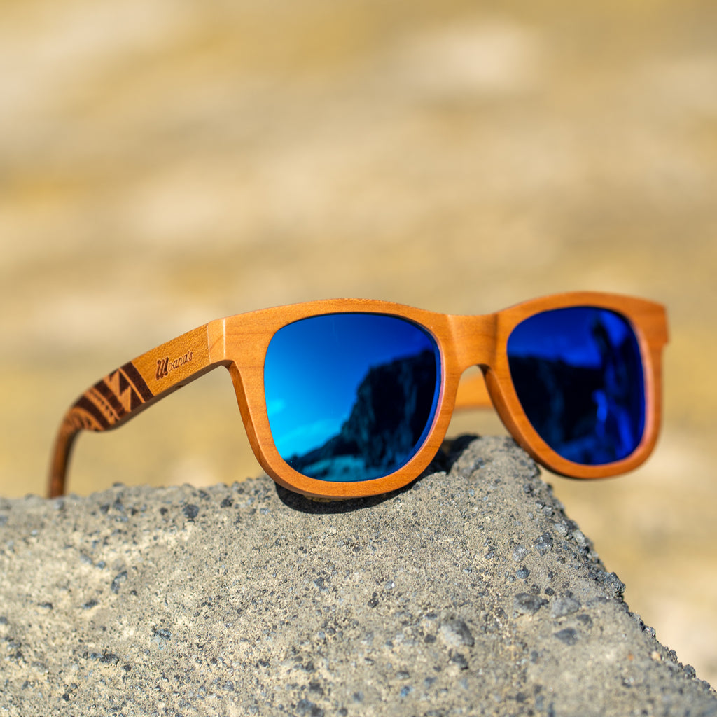 Rusland Planeet royalty Sunset Classic Sunglasses with Blue Mirror Polarized Lens | Moana's Hawaii
