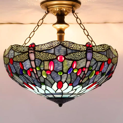 Tiffany-Style Ceiling Lights