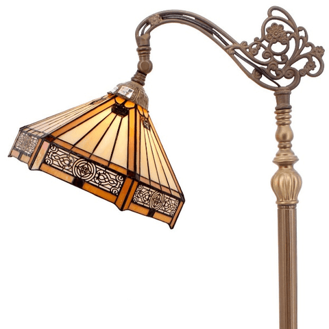 Tiffany arched floor lamp