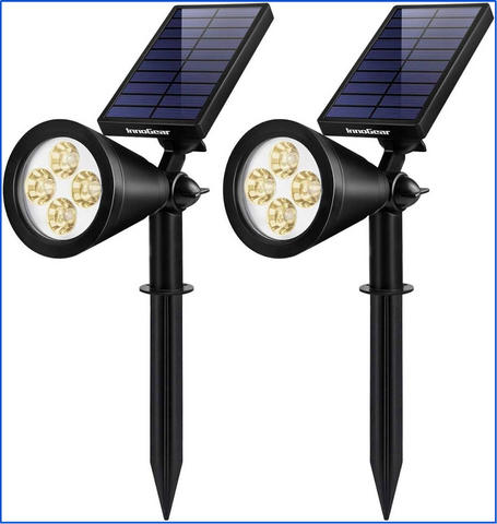 Adjustable Outdoor Solar Spotlights