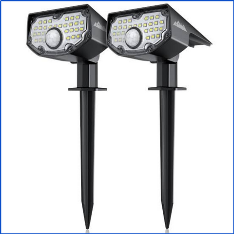 Motion Sensor Outdoor Solar Spotlights