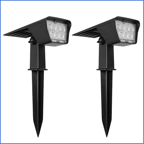 High-Output Outdoor Solar Spotlights