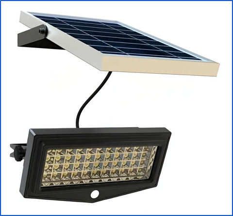 Wall-Mounted Outdoor Solar Spotlights