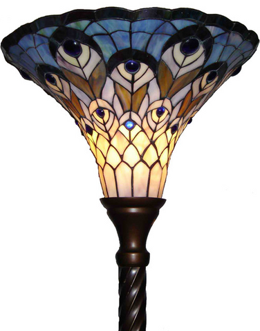 Peacock-Tiffany-Floor-Lamp