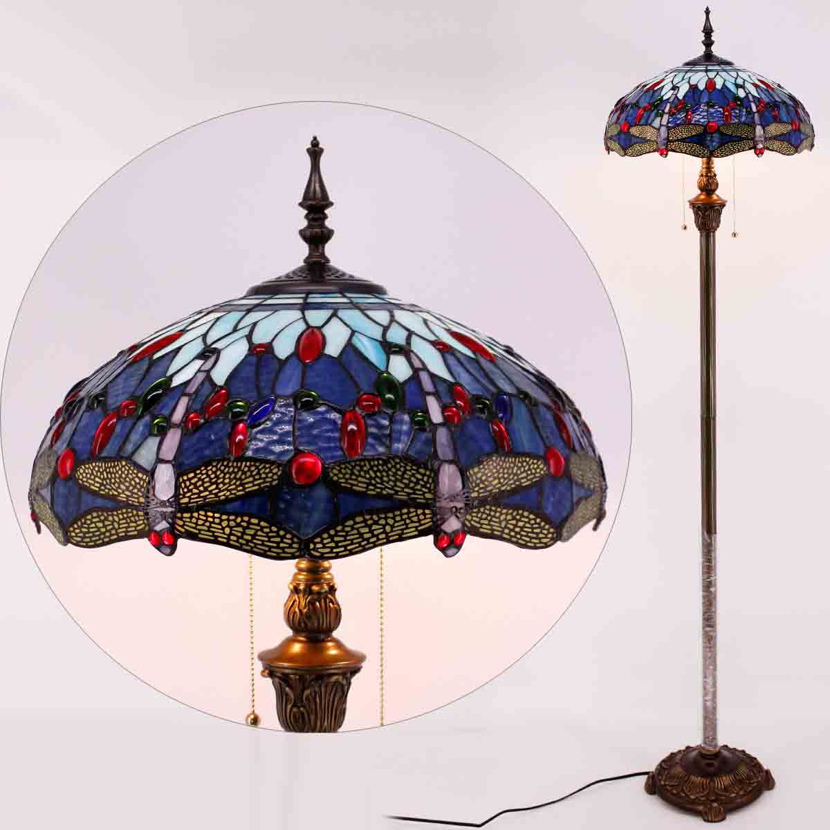 Werfactory® Tiffany Lamp Shade 16 Inch