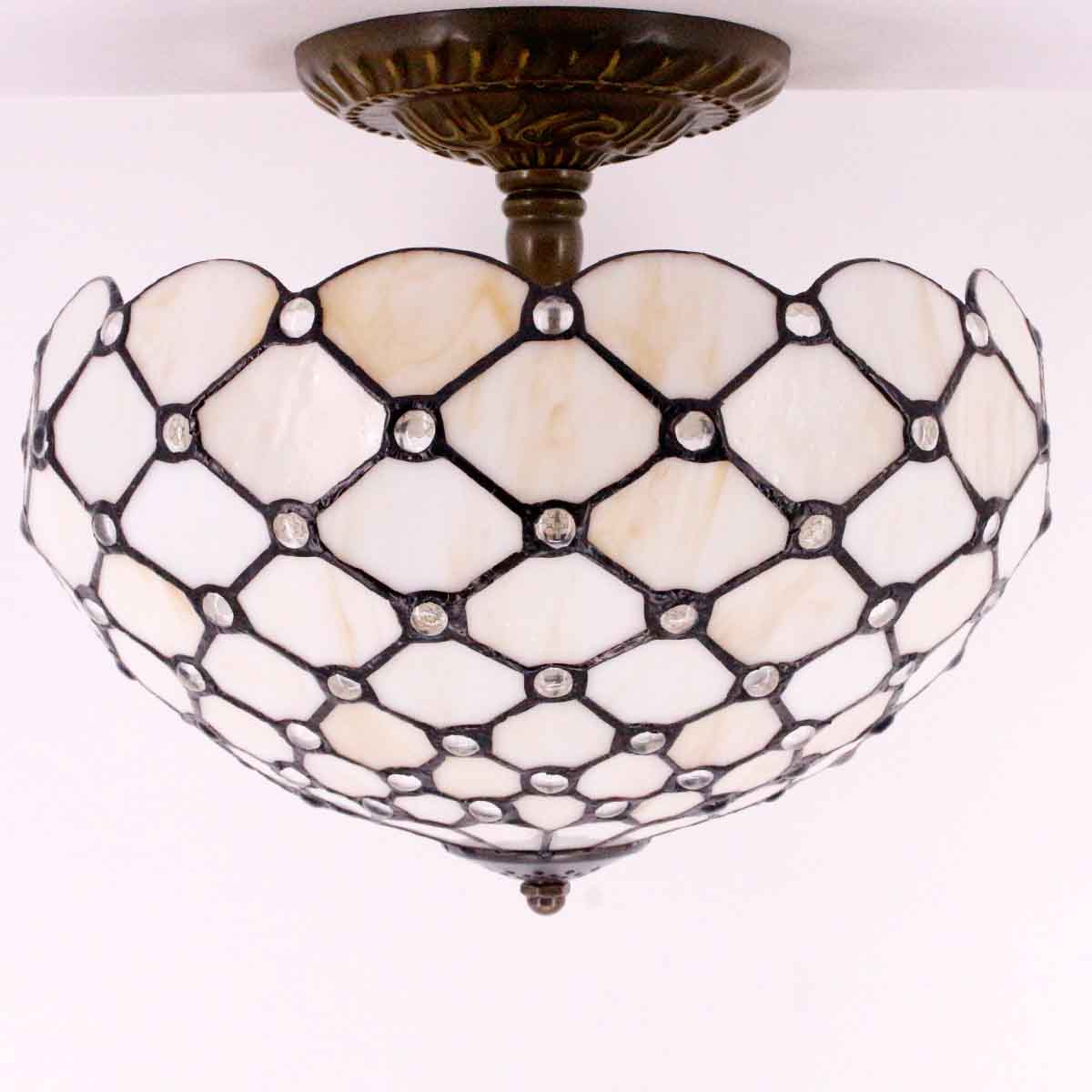 Werfactory® Tiffany Ceiling Lamp 12 Inch