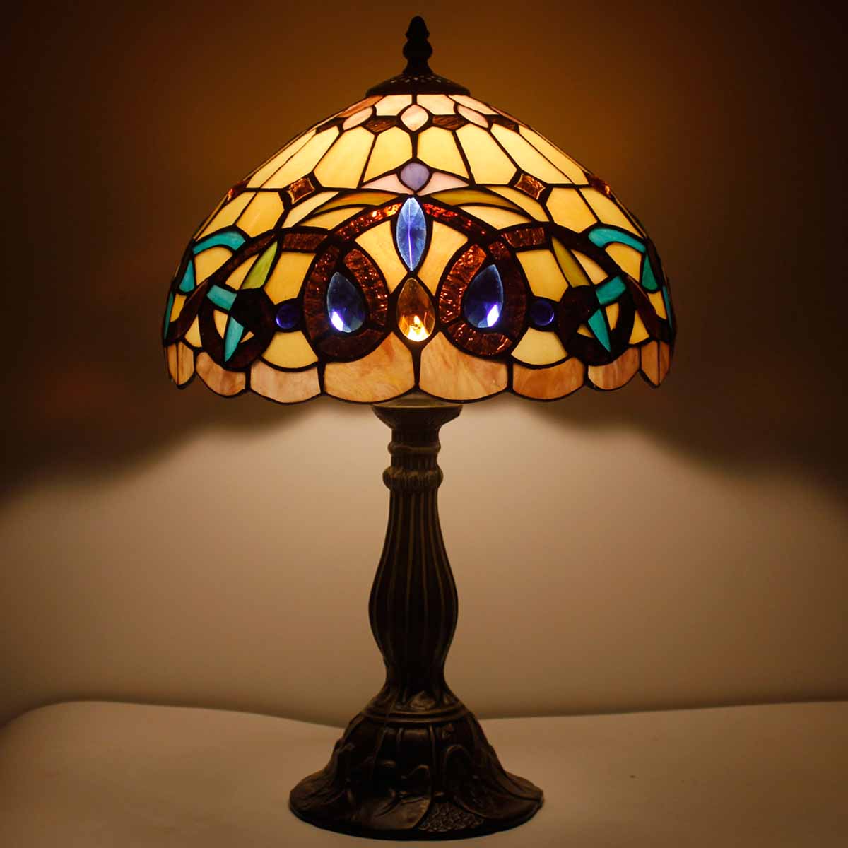 Werfactory® Tiffany Table Lamp 12 Inch