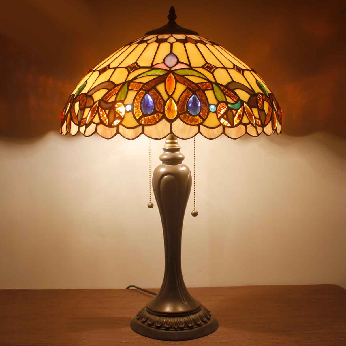 Werfactory® Tiffany Table Lamp 16 Inch