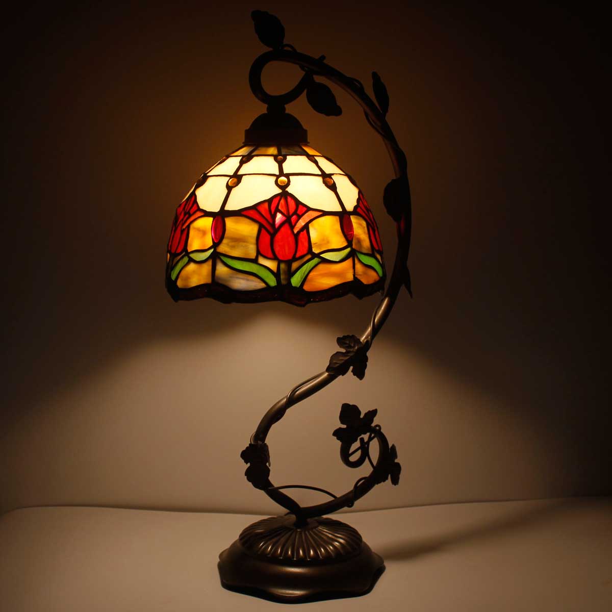 Werfactory® Tiffany Table Lamp 8 Inch