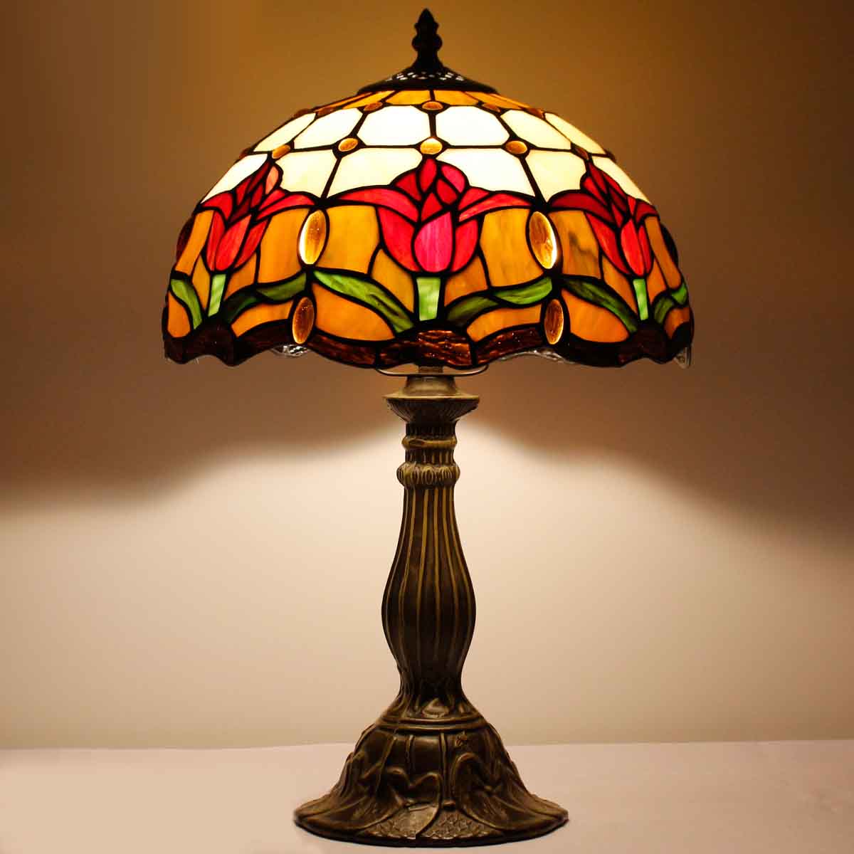 Werfactory® Tiffany Table Lamp 12 Inch