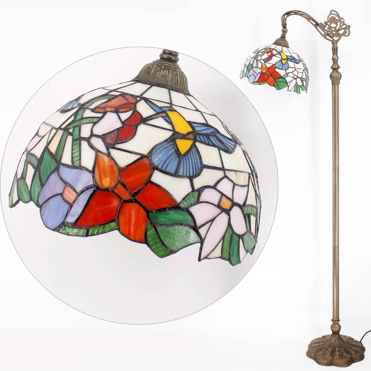 Werfactory® Tiffany Floor Lamp 12 Inch