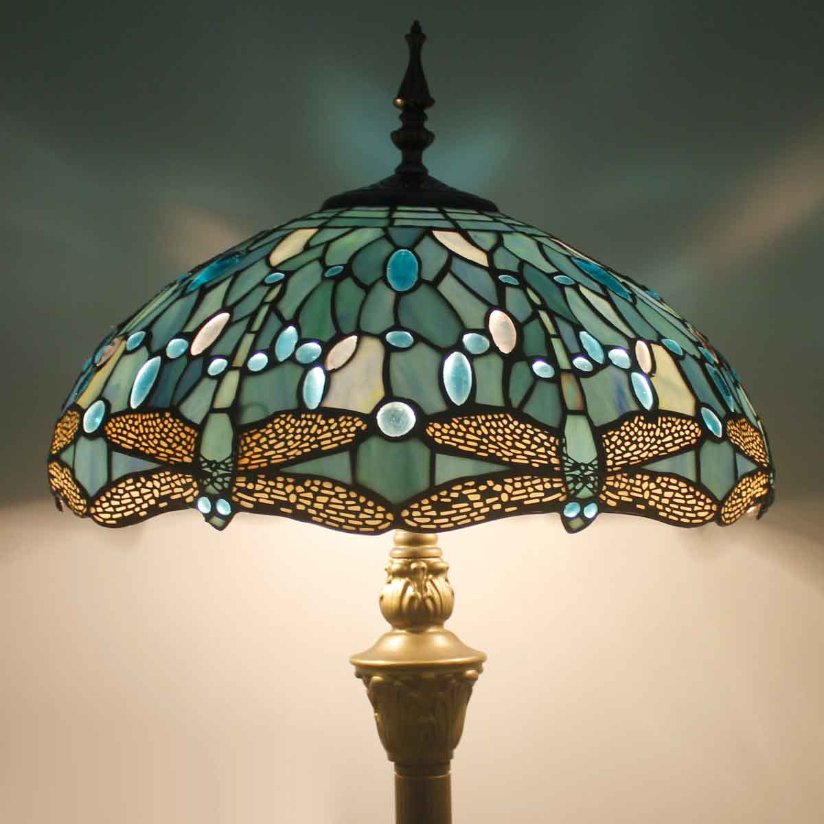 Werfactory® Tiffany Floor Lamp 16 Inch