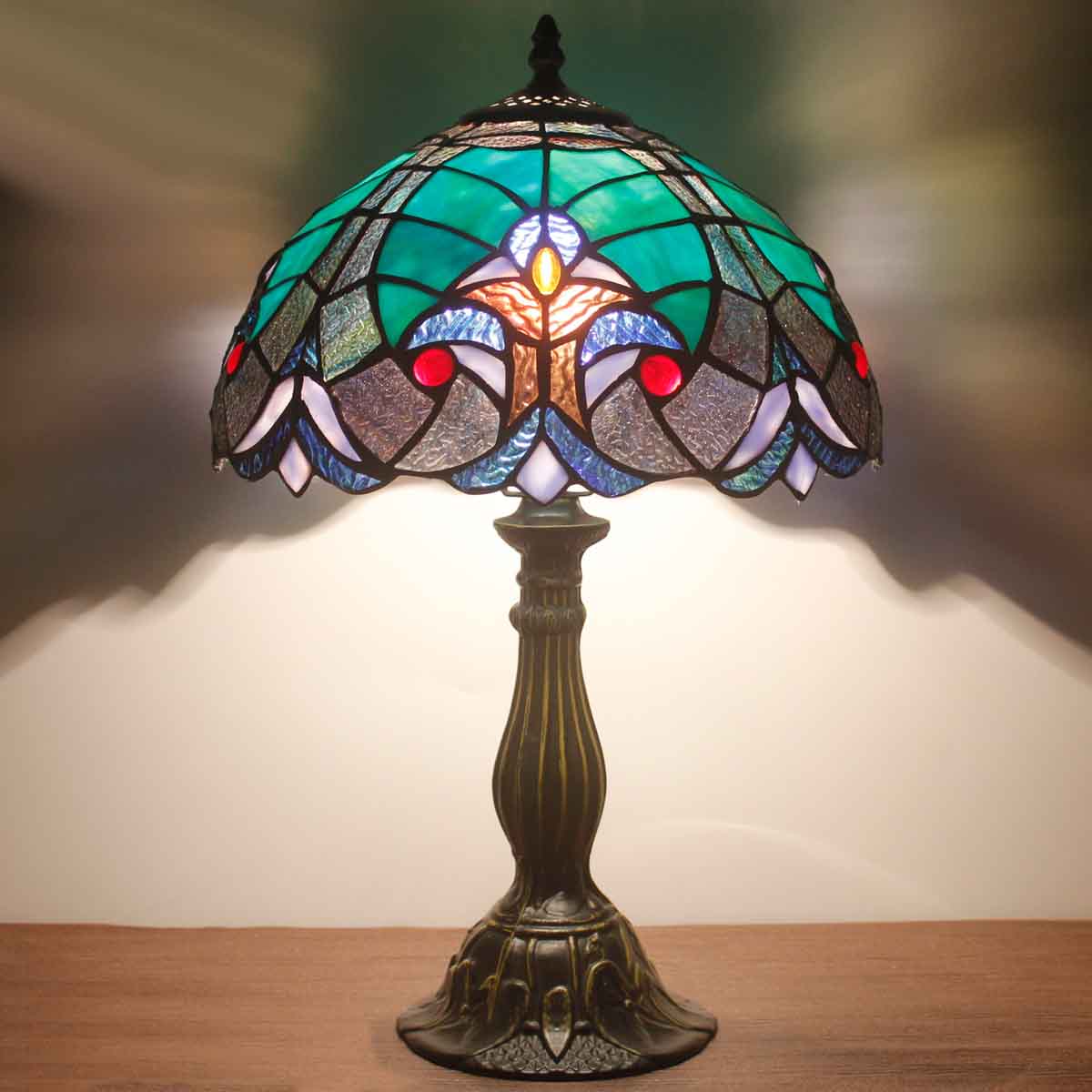 Werfactory® Tiffany Table Lamp 12 Inch