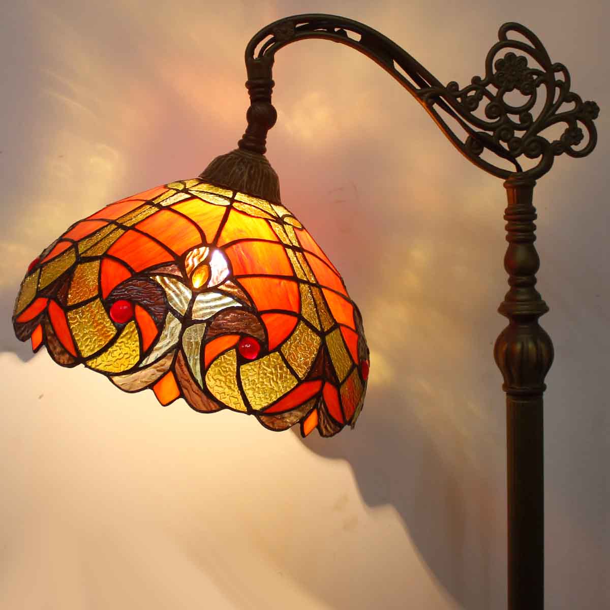 Werfactory® Tiffany Floor Lamp 12 Inch