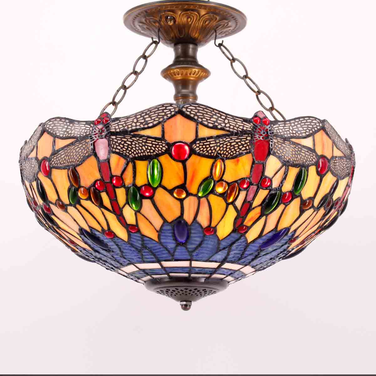 Werfactory® Tiffany Ceiling Lamp 16 Inch