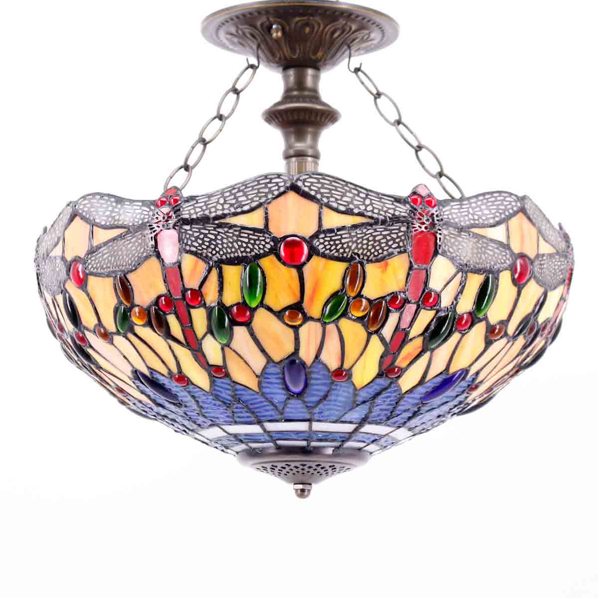 Werfactory® Tiffany Ceiling Lamp 16 Inch