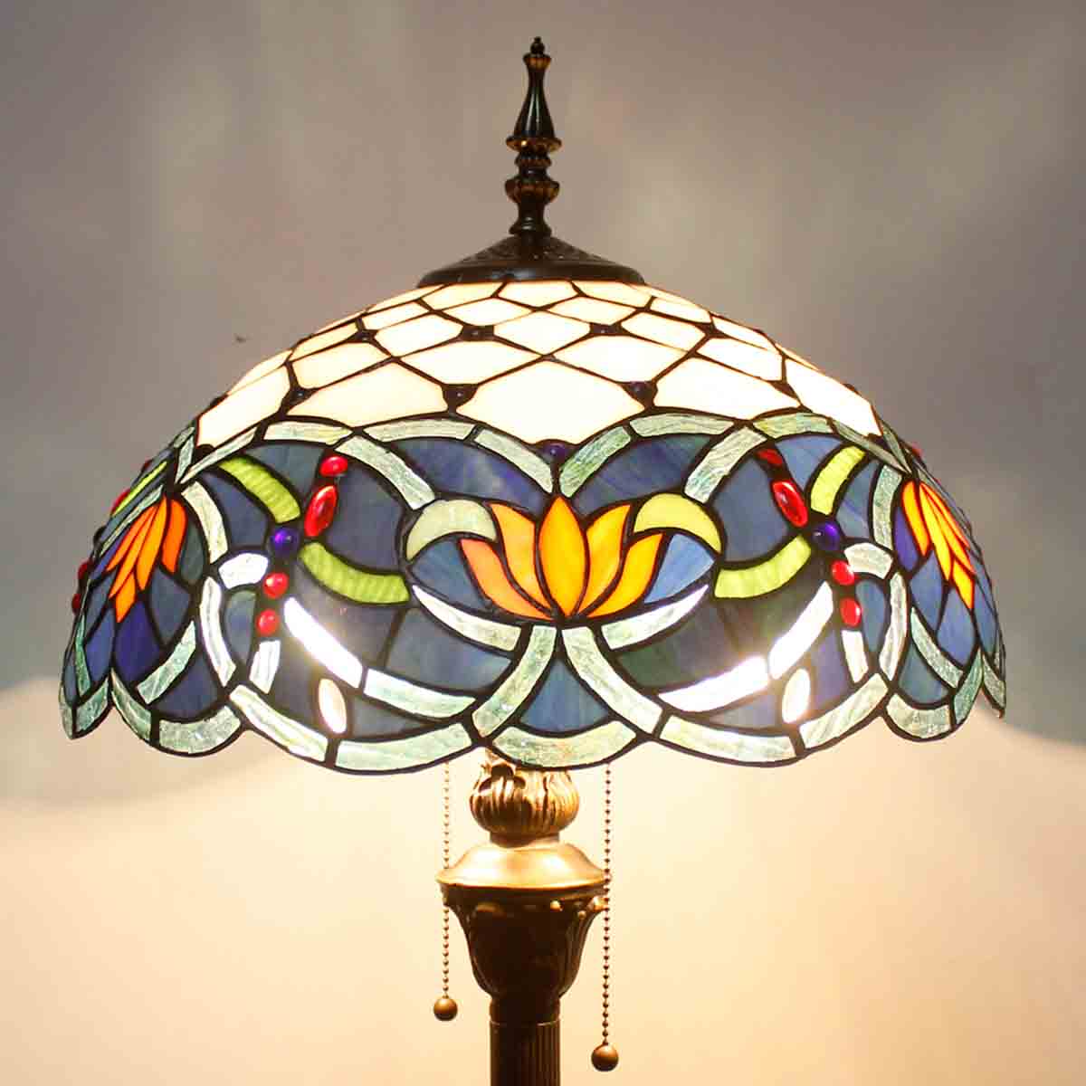 Werfactory® Tiffany Floor Lamp 16 Inch