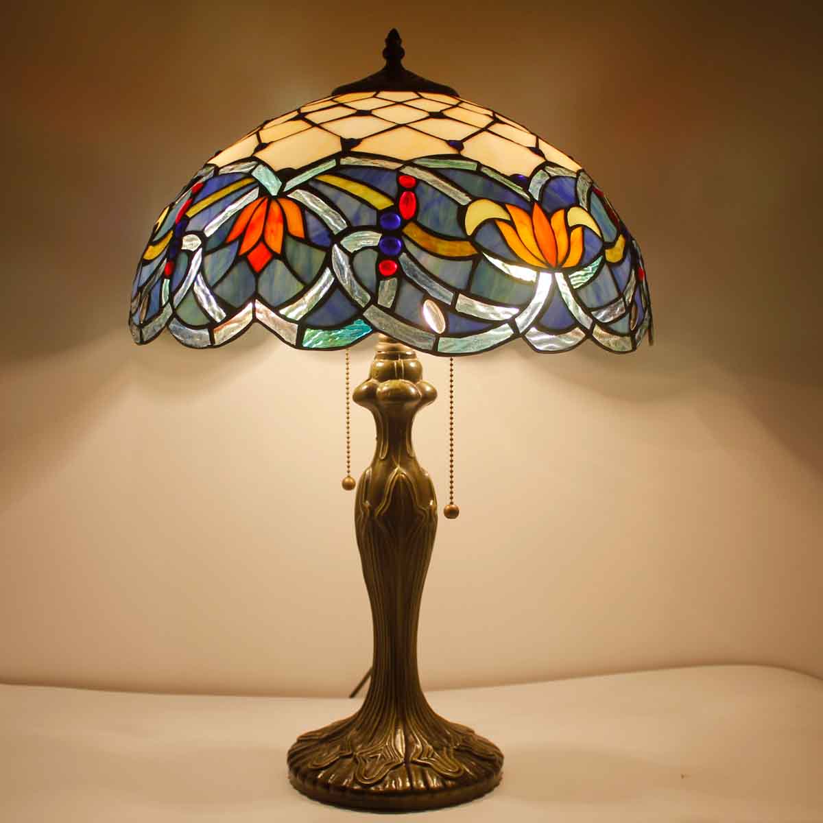 Werfactory® Tiffany Table Lamp 16 Inch