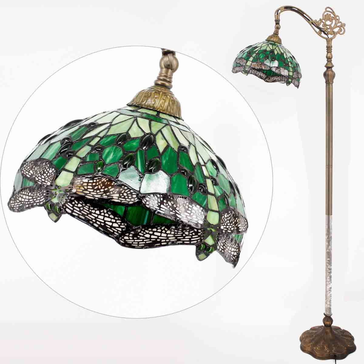 Werfactory® Tiffany Floor Lamp 12 Inch