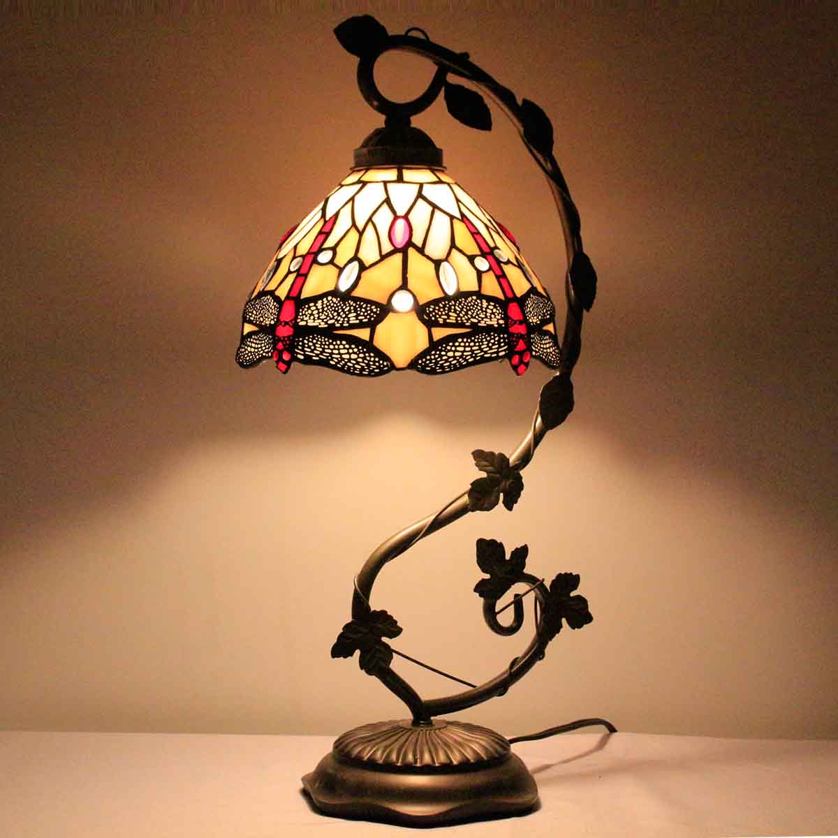 Werfactory® Tiffany Table Lamp 8 Inch