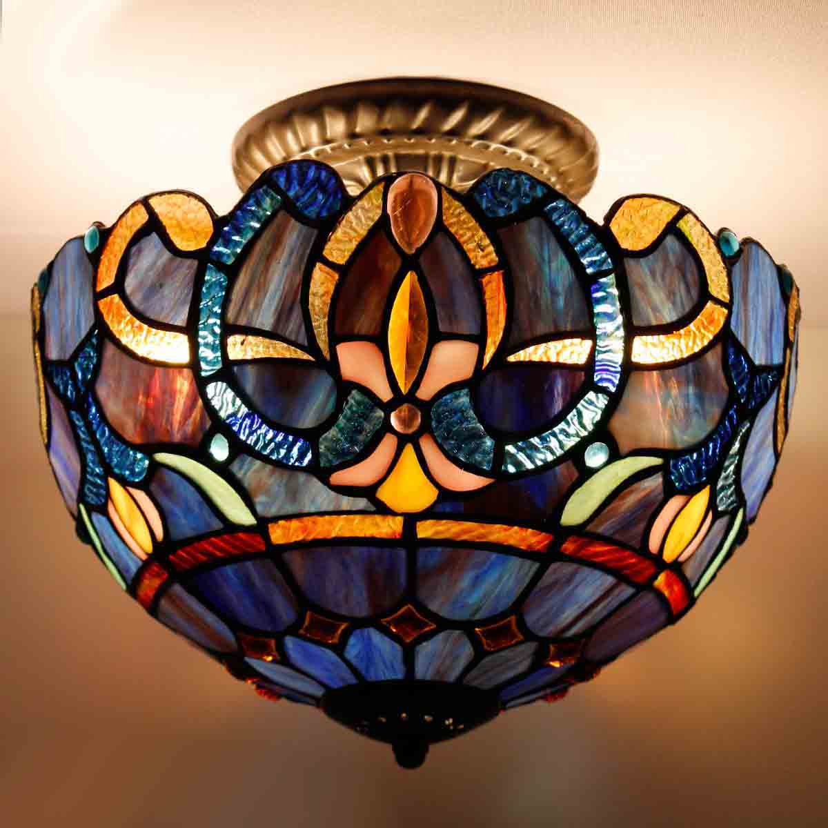 Werfactory® Tiffany Ceiling Light 12 Inch