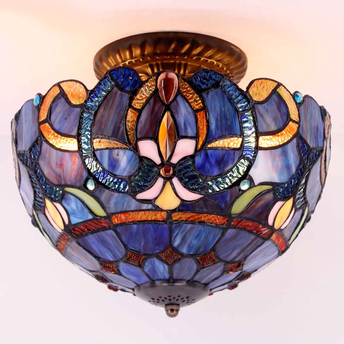 Werfactory® Tiffany Ceiling Light 12 Inch