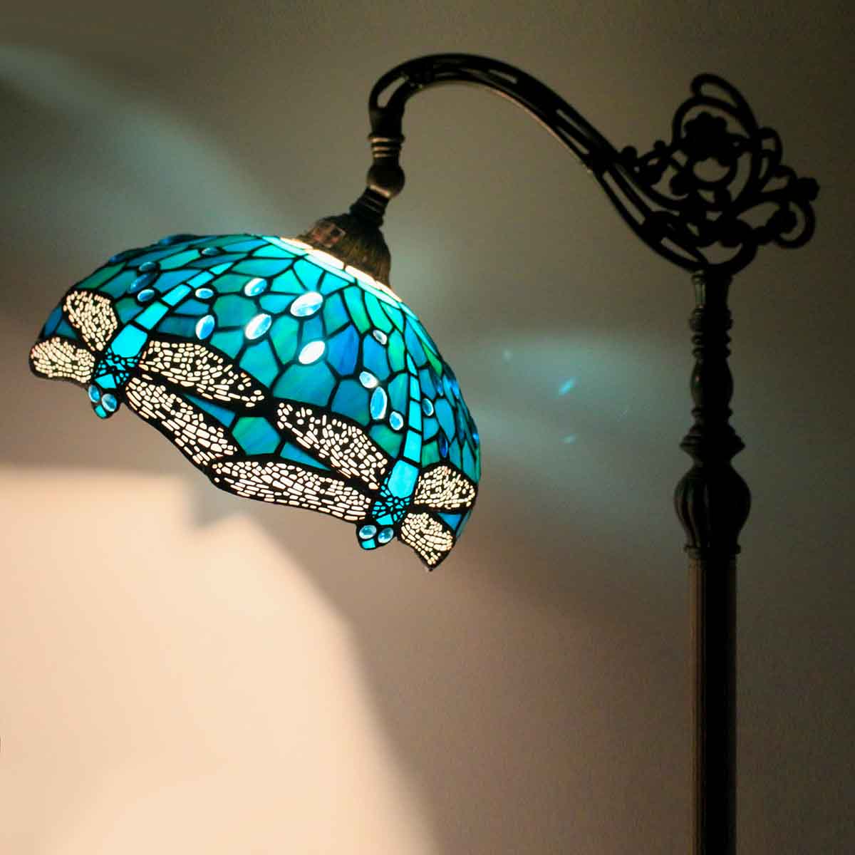 Werfactory® Tiffany Floor Lamp 12 Inch