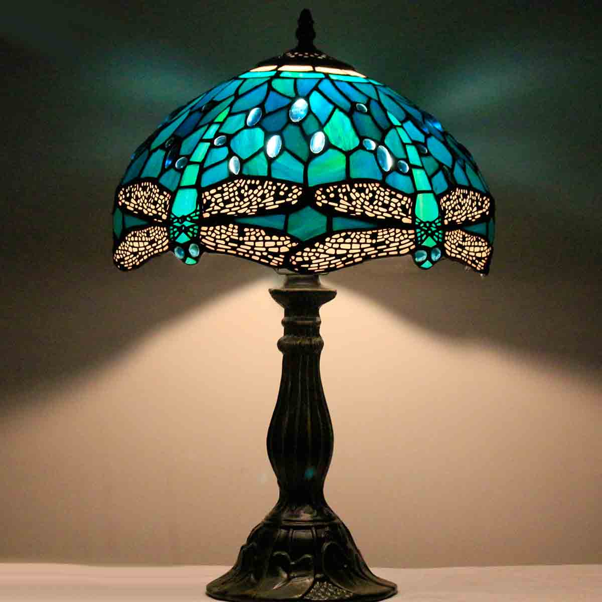 Werfactory® Tiffany Table Lamp 12 Inch