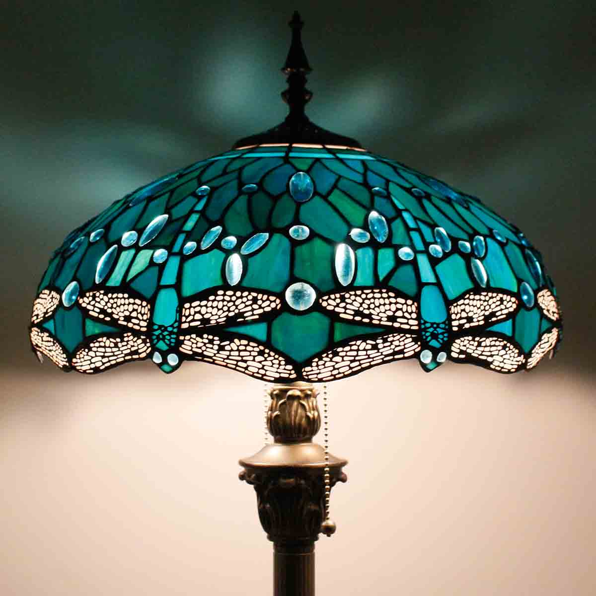 Werfactory® Tiffany Floor Lamp 16 Inch