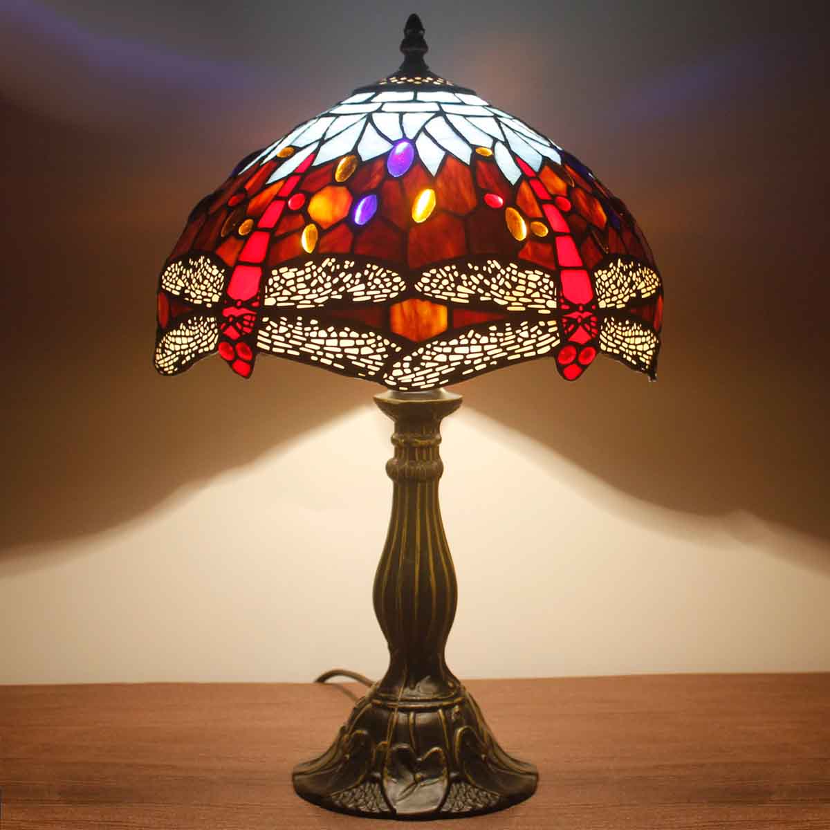 Werfactory® Tiffany Table Lamp 12 Inch