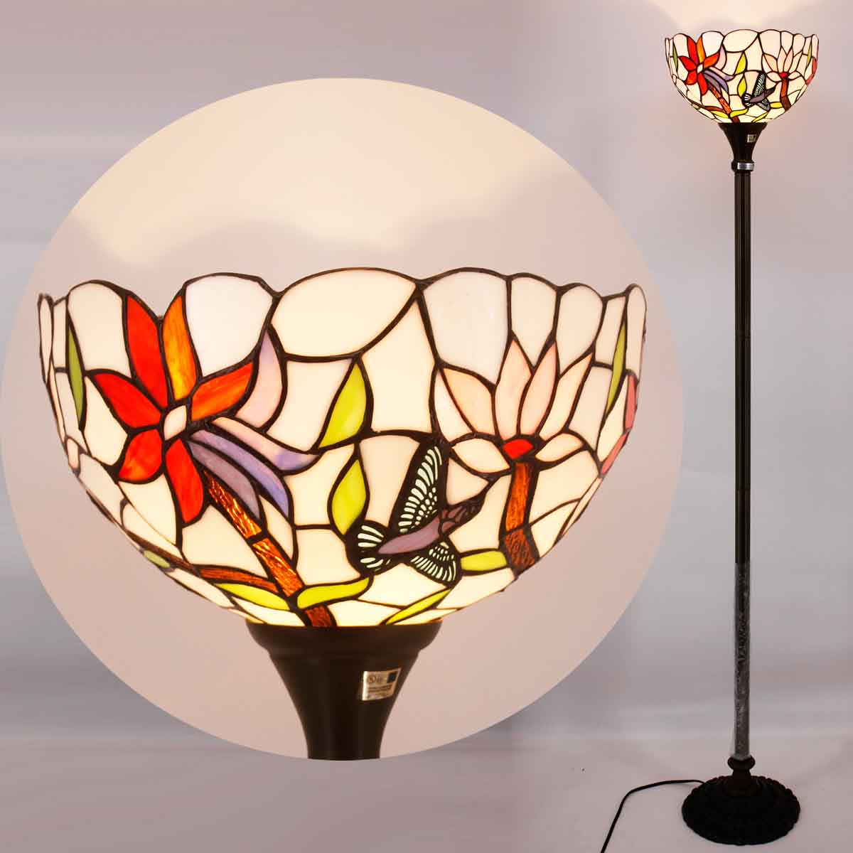 Werfactory® Tiffany Floor Lamp 12 Inch