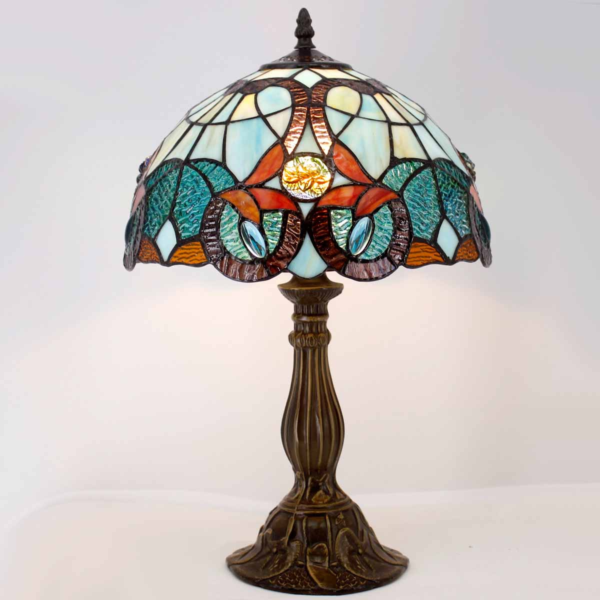 Werfactory® Tiffany Table Lamp 12 Inch