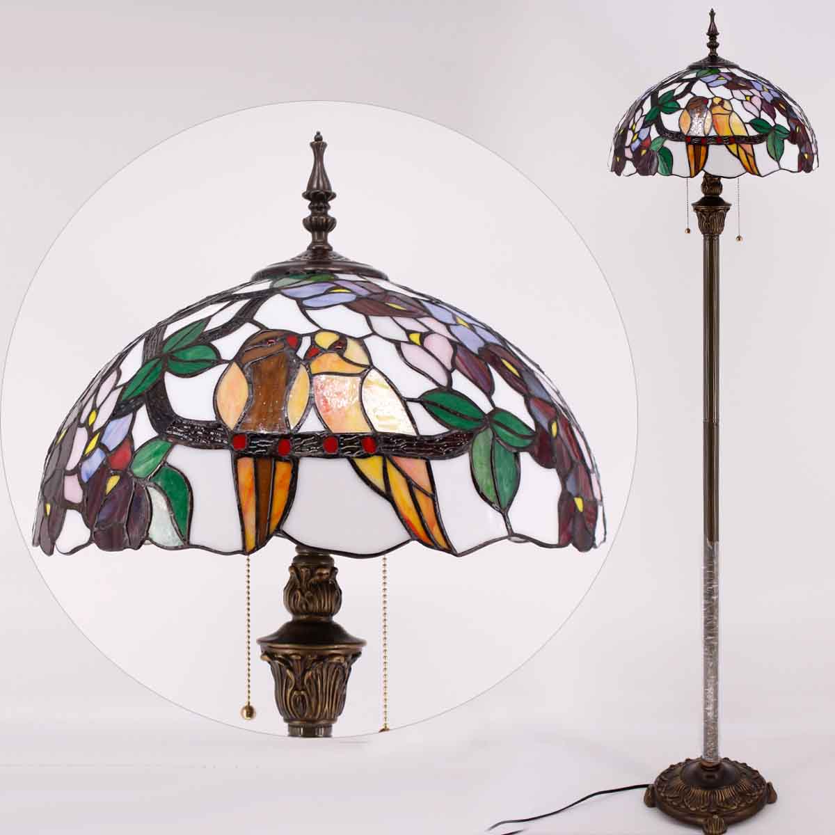 Werfactory® Tiffany Floor Lamp 16 Inch